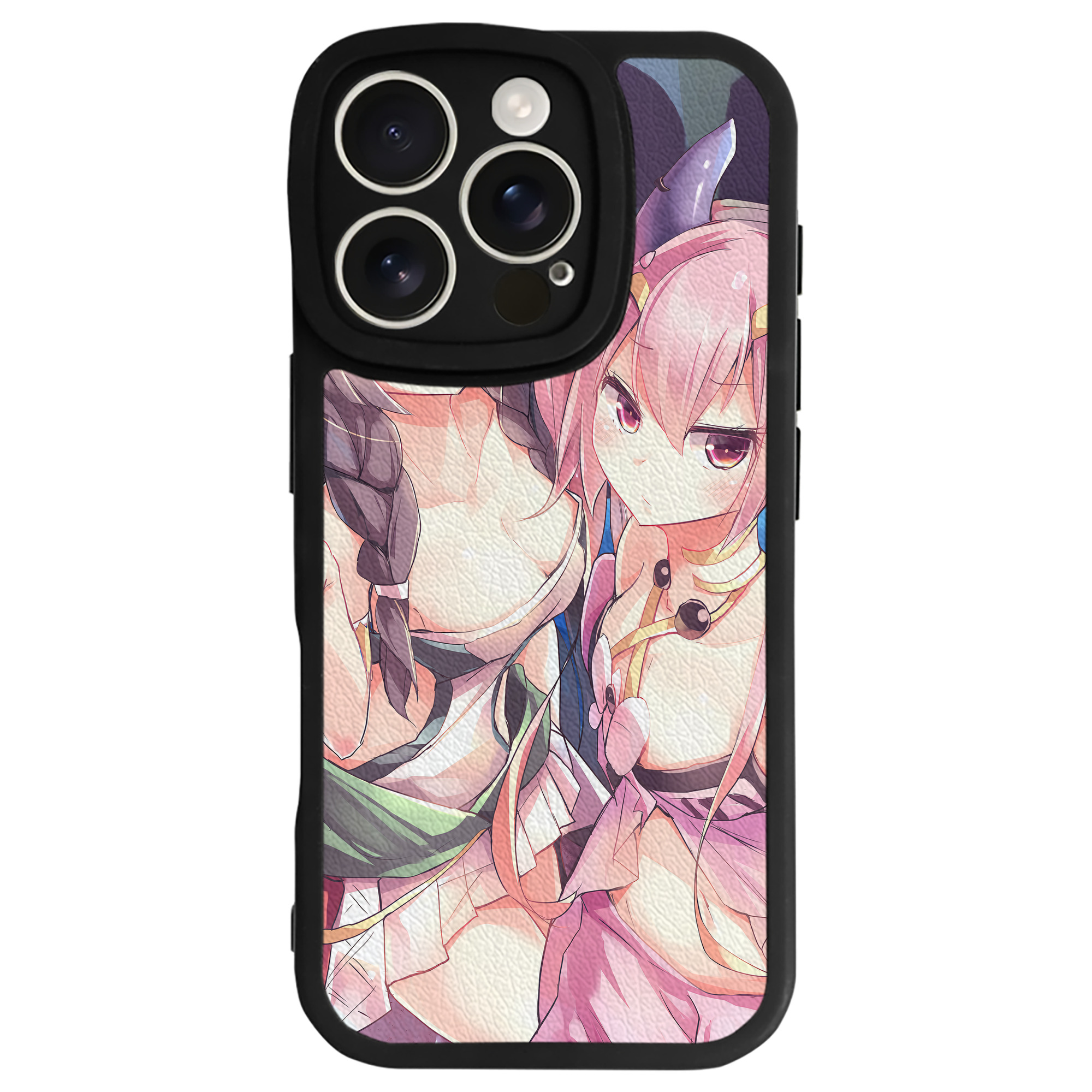 （画像用） 遊☆戯☆王 Yu-Gi-Oh! 【iPhone 16シリーズ対応】シリコンスマホケース（レザー調） 材質：シリコン
